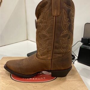 Laredo Tan Leather Western Boots